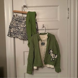 Gymboree Size 6/7 “Mod Zebra” Outfit